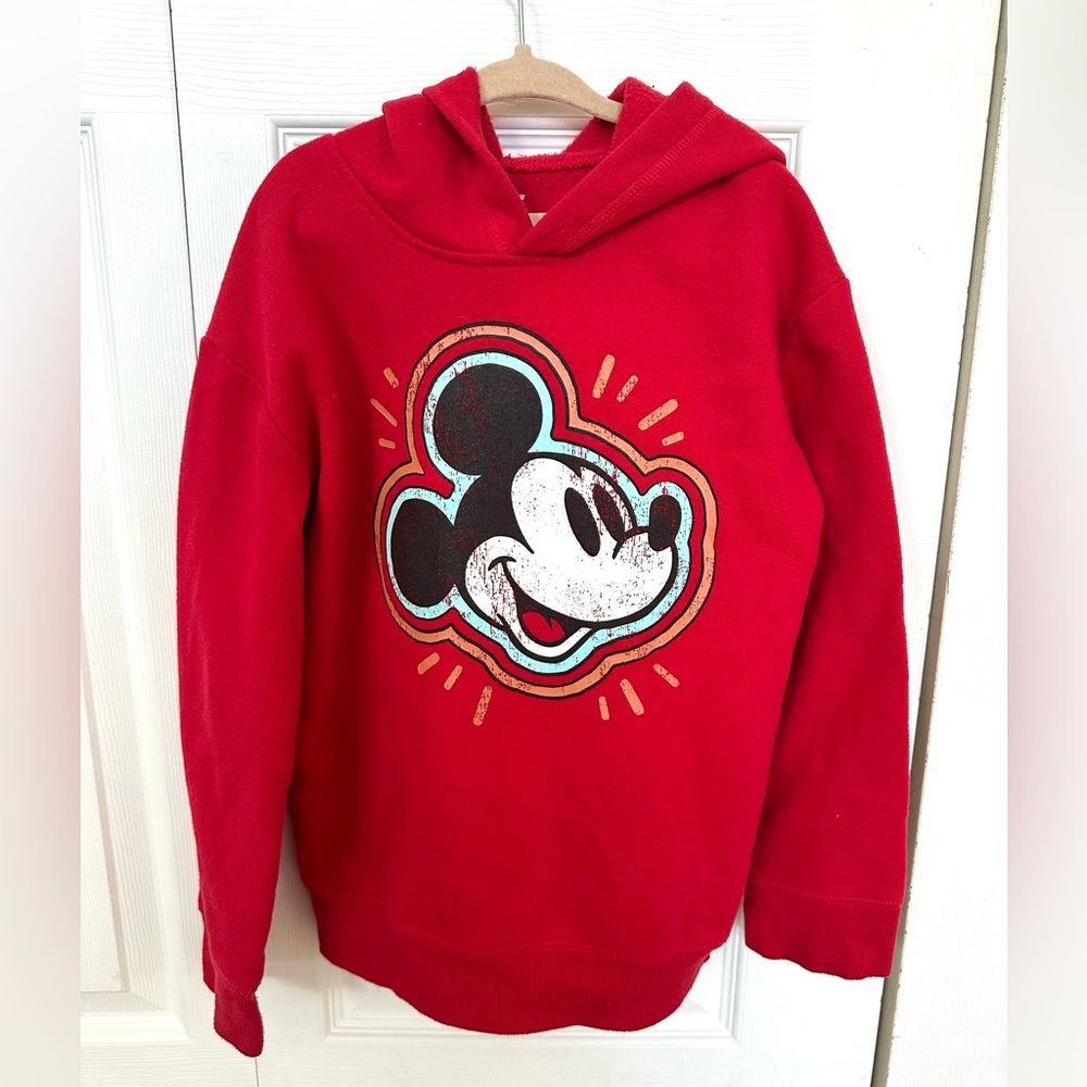Disney Hoodie Kids Mickey Mouse Sweatshirt Hooded Pocket Travel Vacation Youth 7 - Picture 2 of 8